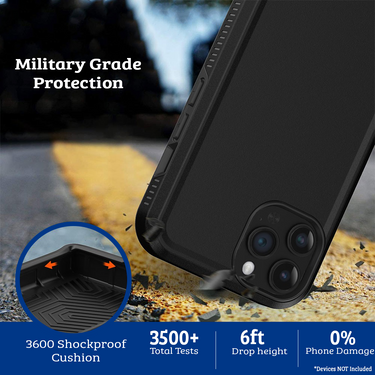 iPhone 15 Heavy-Duty Shockproof Case Cover - Best Quality, Flexible & Tough, Stain-Resistant, Lightweight & MagSafe Compatible